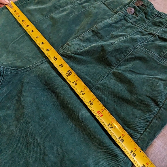Free People Jayde Cord Flare Corduroy Pants Jeans Green - Picture 5 of 10